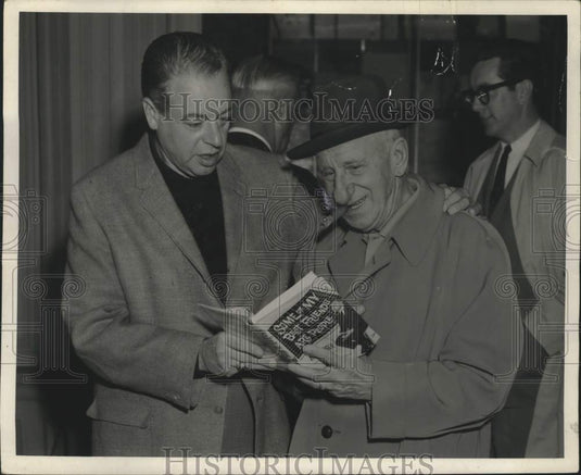 Art Moger & Jimmy Durante Read "Some of My Best Friends Are People" - Historic Images
