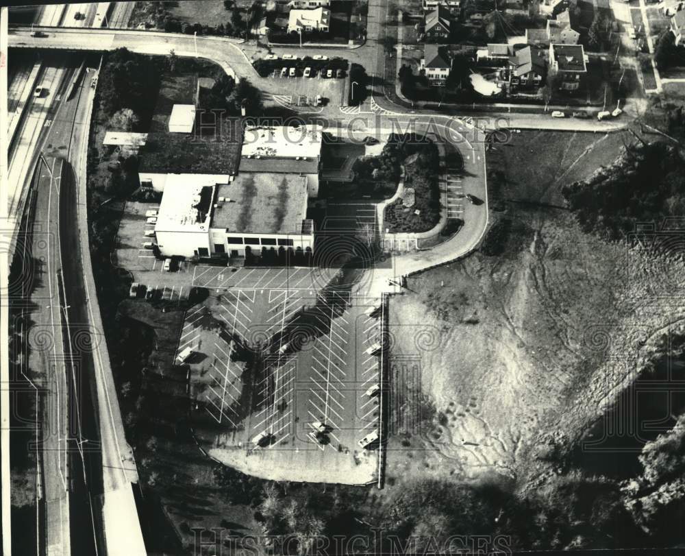 1977 Aerial View of the Museum of History and its Parking Lot - Historic Images