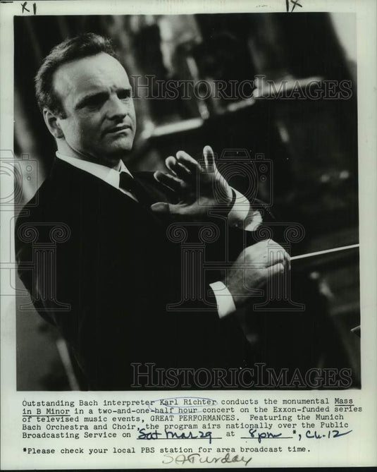1975 Karl Richter performs the Mass in B Minor in Great Performances - Historic Images