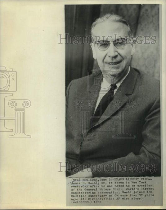 1965 James M. Roche is named president of General Motors Corporation-Historic Images