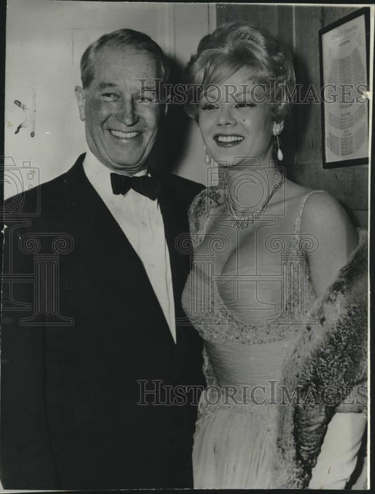 1958 Maurice Chevalier and Monique Van Vooren in "Gigi"-Historic Images