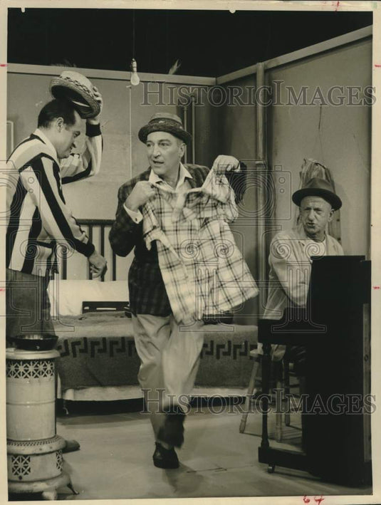 1961 Press Photo Famous comedians on "The Jimmy Durante Show" - lrx36465 - Historic Images