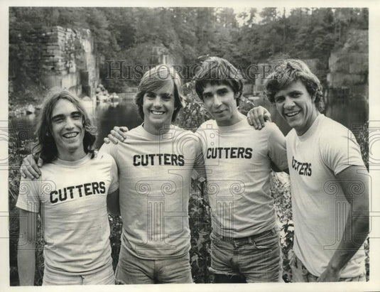 1980 The cast members of the comedy/drama series "Breaking Away " - Historic Images