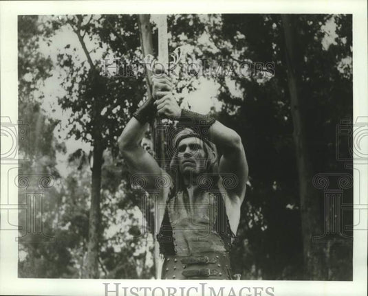 1984 A scene from the adventure film "Deathstalker" - Historic Images