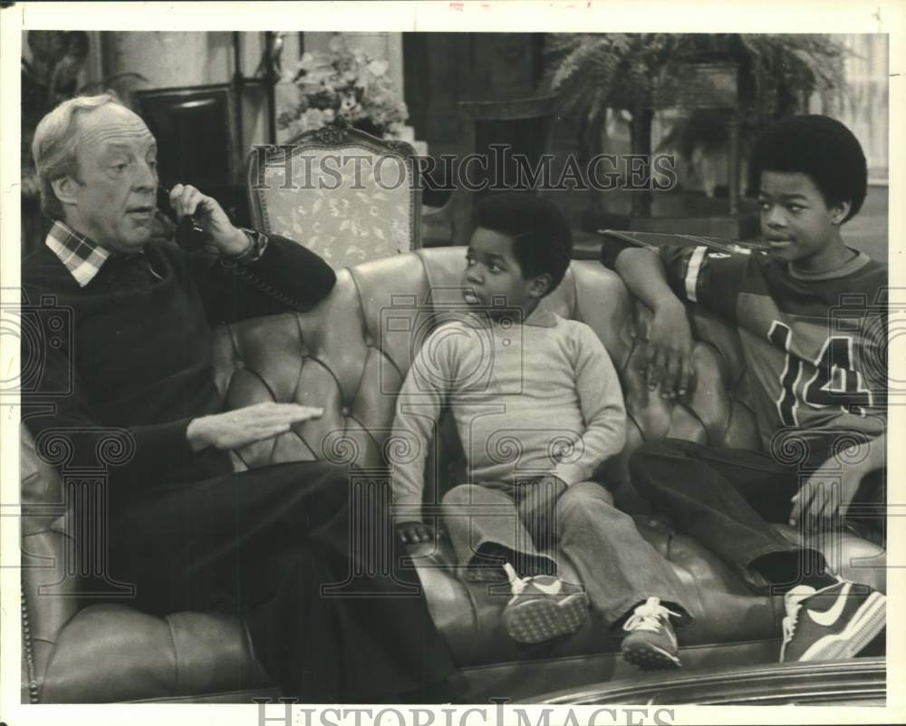 1980 Conrad Bain, Gary Coleman, Todd Bridges Star Different Strokes - Historic Images