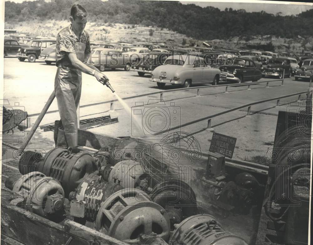 1951 Electrical Equipment Getting Fire Hosed At Westinghouse Plant-Historic Images