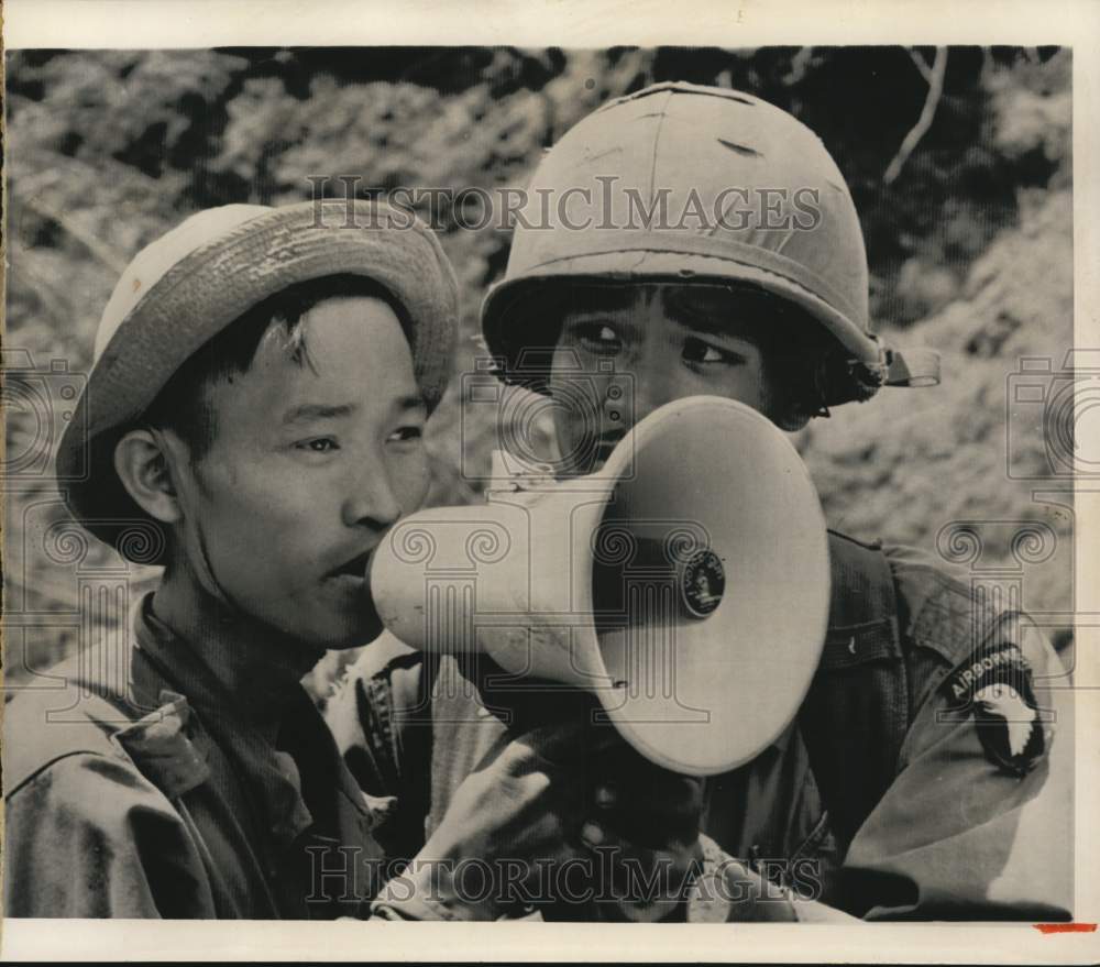 1966 Lt. Dang Van Tan Urged Troops To Surrender At Tou Morong Valley-Historic Images