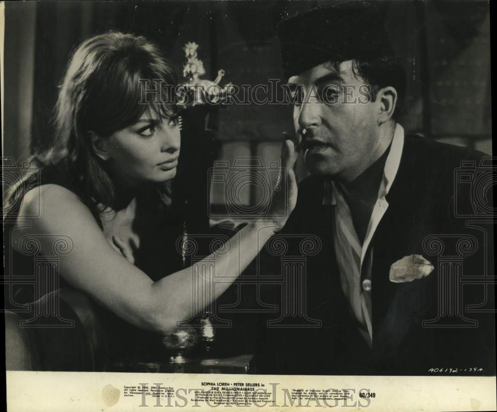 1961 Sophia Loren And Peter Sellers In &quot;The Millionairess&quot;-Historic Images