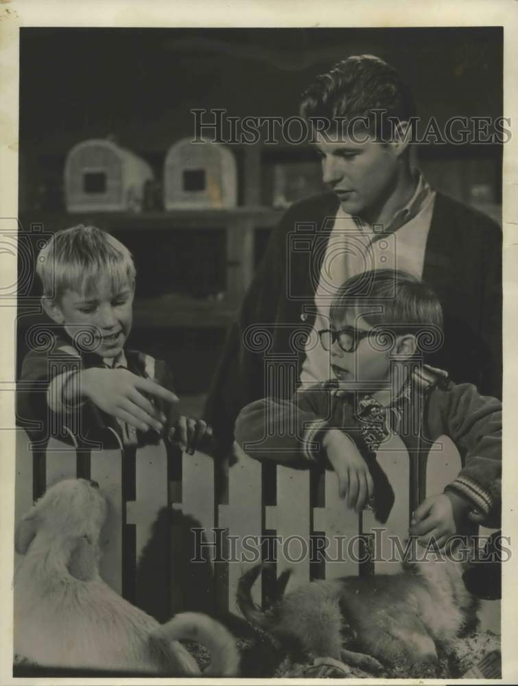 1961 Actors Leslie Barringer, Dave Nelson and Barry Livingston-Historic Images