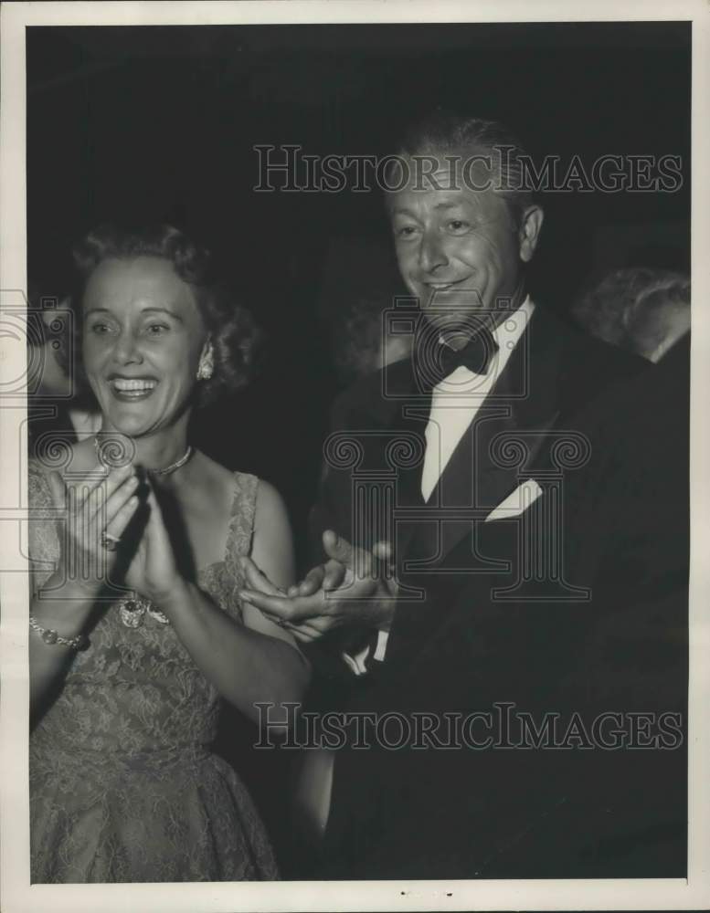 1953 Robert Young and Wife Betty Have Evening Out at Club Mocambo-Historic Images