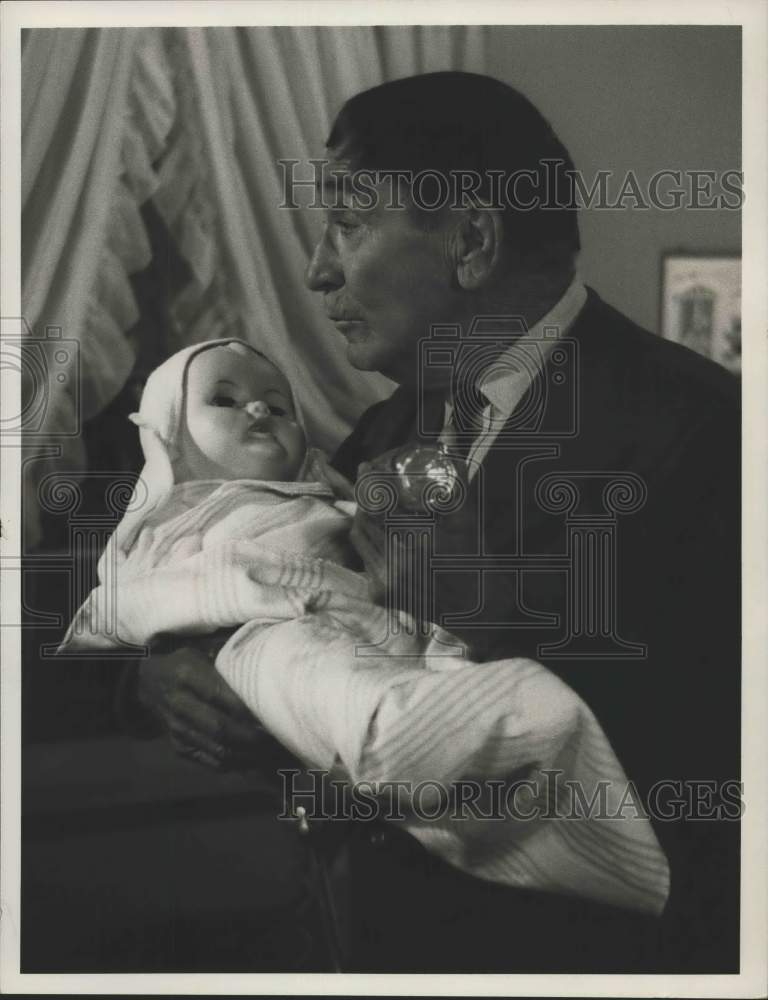 1969 Actor William Demarest Holding A Doll-Historic Images