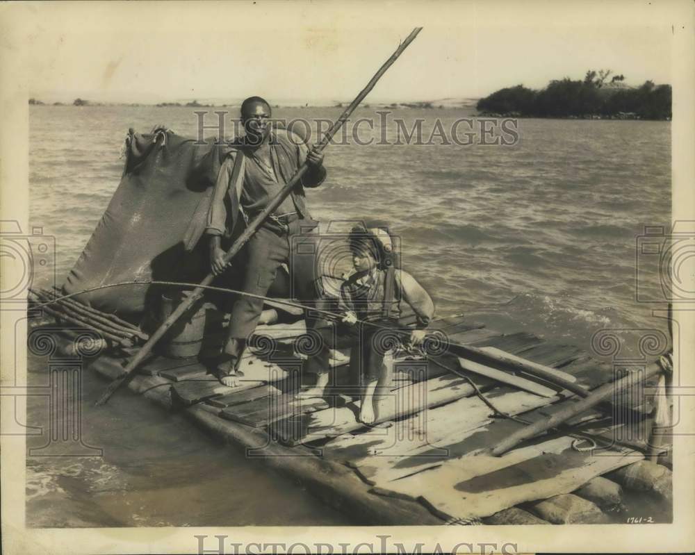 1960 Archie Moore and Eddie Hodges In a Scene From &quot;Tom Sawyer&quot;-Historic Images