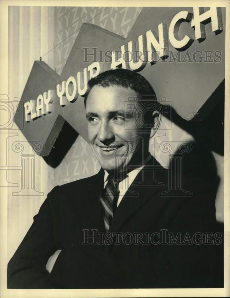 1961 Merv Griffin hosts &quot;Play Your Hunch&quot; on NBC-Historic Images