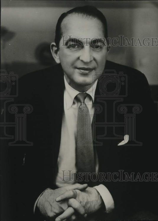 1956 Press Photo Arranger-conductor-composer Percy Fath - lrx50620 - Historic Images