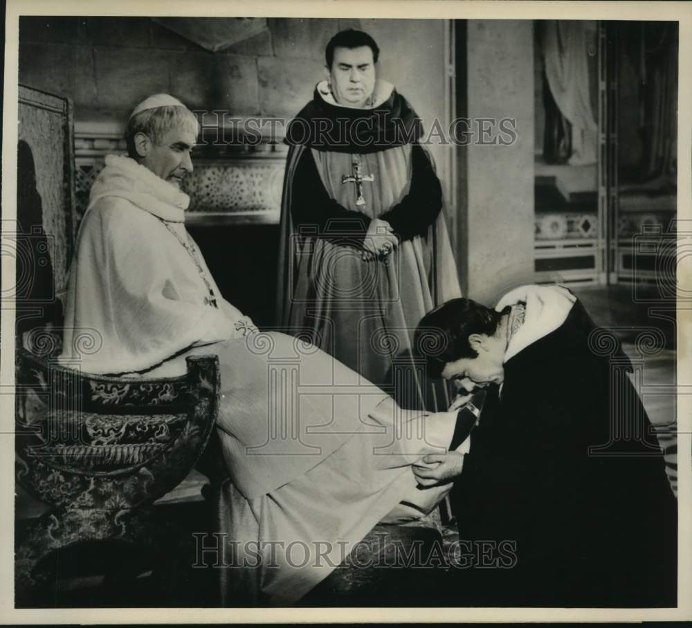 1963 Cast Members of &quot;Becket&quot; in Shepperton, England - Historic Images