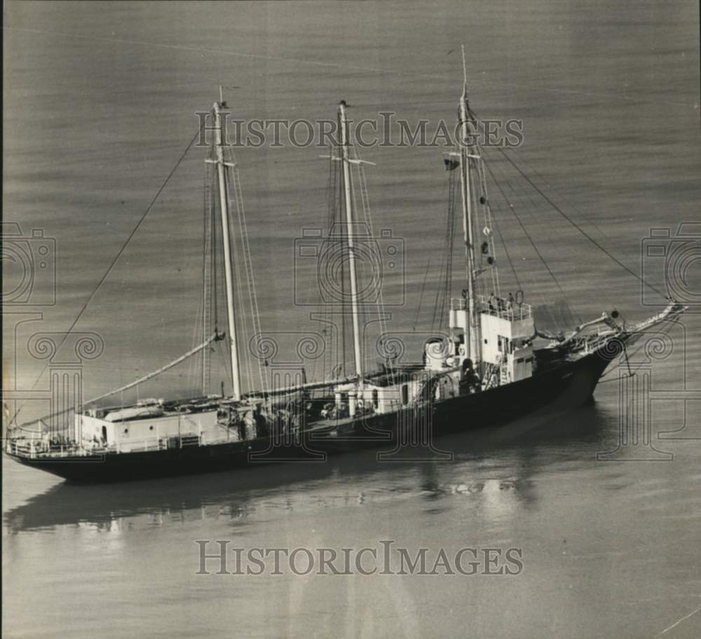 1961 205 foot yacht Husser now used by Columbia University, NYC-Historic Images