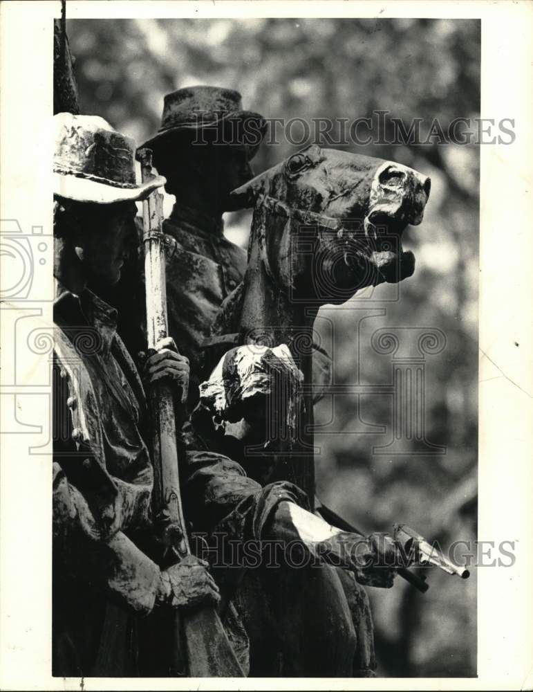1974 Press Photo Virginia memorial on Seminary Ridge - lrx76735- Historic Images