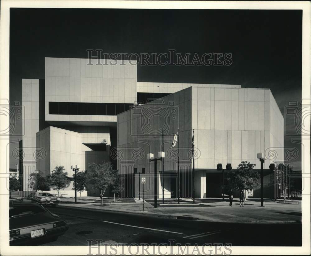 1974 Press Photo Entrance of Miami-Dade Community College, Downtown Miami- Historic Images