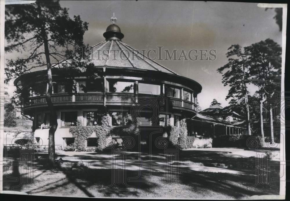 1952 Press Photo Kalastajatorppa, Helsinki&#39;s most popular night spot. - Historic Images