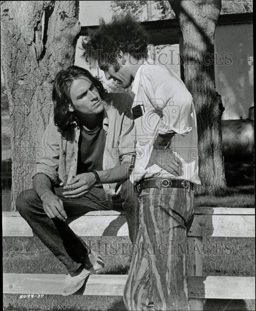 1971 Press Photo James Taylor starring in &quot;Two-Lane Blacktop&quot; - lry04509 - Historic Images