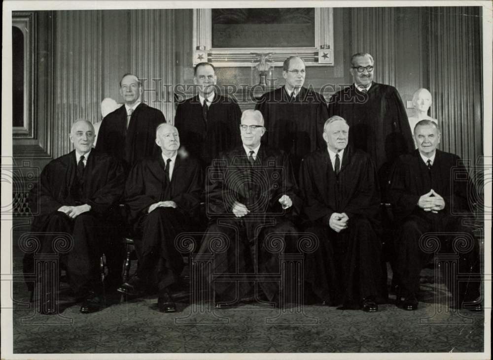 1969 Press Photo United States Supreme Court members - lry30486- Historic Images