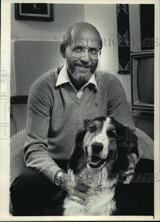 1985 Press Photo Cliff Adelsen, gone through five open heart surgery - Historic Images