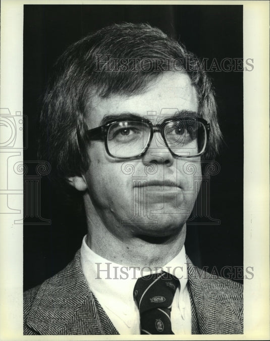 1981 Press Photo Martin Anderson, special Assistant for Policy Development - Historic Images