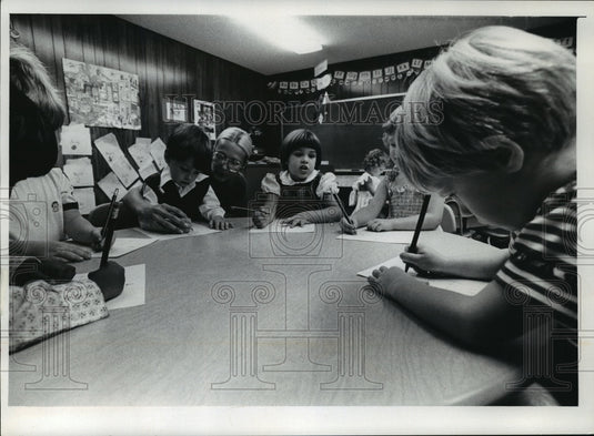 1978 Press Photo Academy of Basic Education pupils in Brookfield - mja00801 - Historic Images