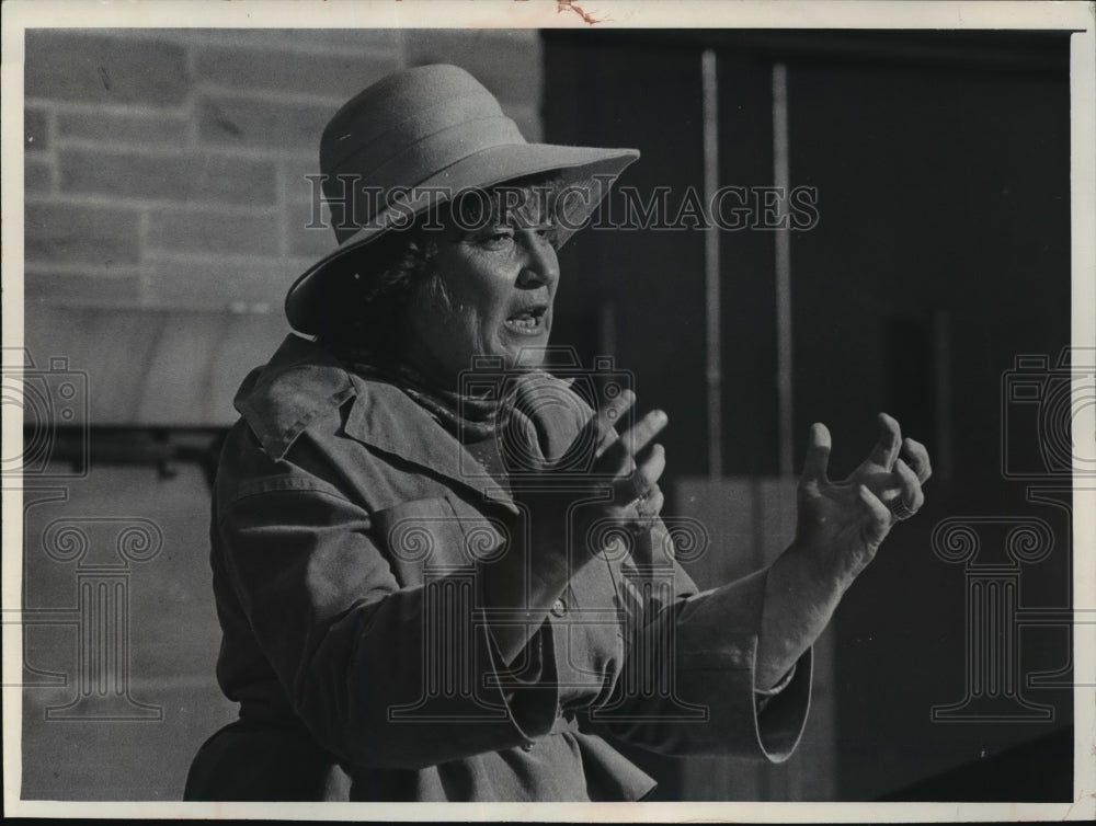 1977 Press Photo Bella Abzug considering to run for Mayor of New York or Senate - Historic Images