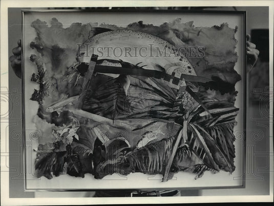 1984 Press Photo Watercolor by Diane Balsley - mja01074 - Historic Images