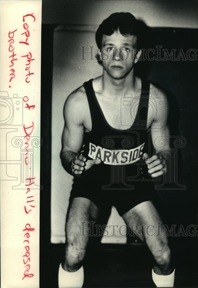 1988 Press Photo Dan Hall, an honor student, all sate wrestler died at 22 - Historic Images