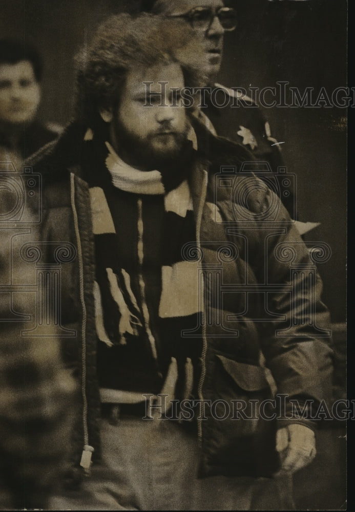 Press Photo Brent Alberts, on trial for drug charges - mja01992 - Historic Images