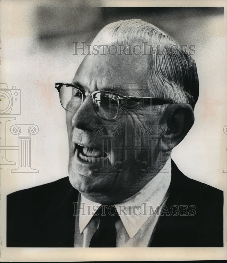 1965 Press Photo Steelworkers President I.W. Abel - mja02167 - Historic Images