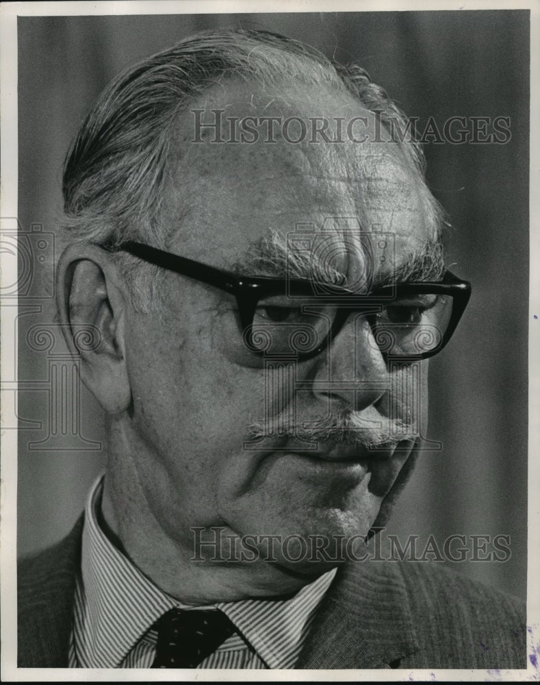 1969 Press Photo Dean Acheson spoke at the Milwaukee World Affairs dinner - Historic Images