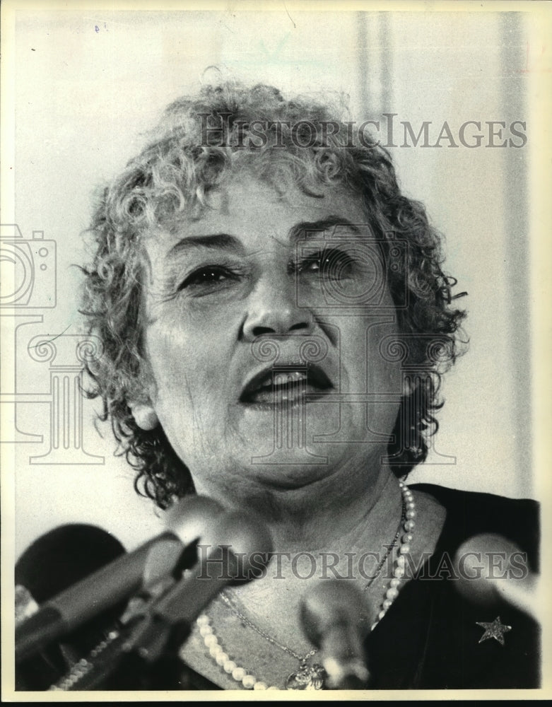 1980 Press Photo Bella Abzug says women need political power - mja02338 - Historic Images