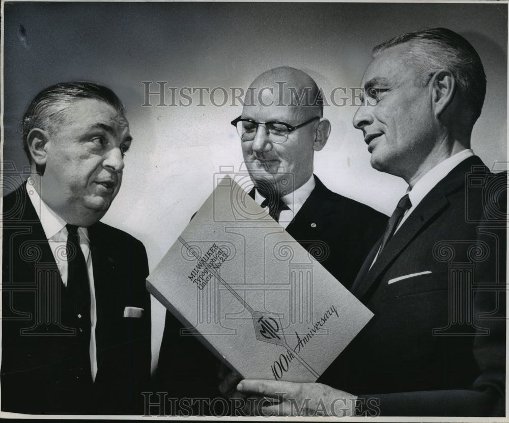 1985 Press Photo John Pilch, A.E. Redman and Donald B. Abert - mja02579 - Historic Images