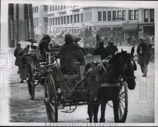 1960 Press Photo This is a taxi stand, Kabul style - mja03083-Historic Images