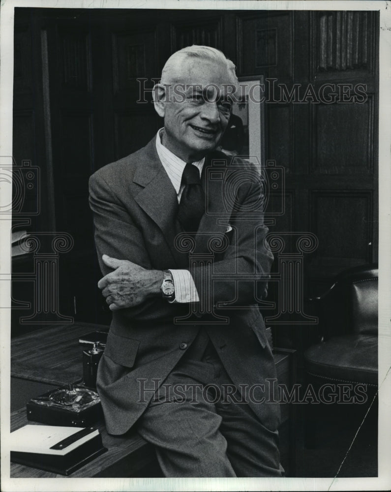 1977 Press Photo Donald Abert, Journal Co, Chairman of the Board - mja03488 - Historic Images