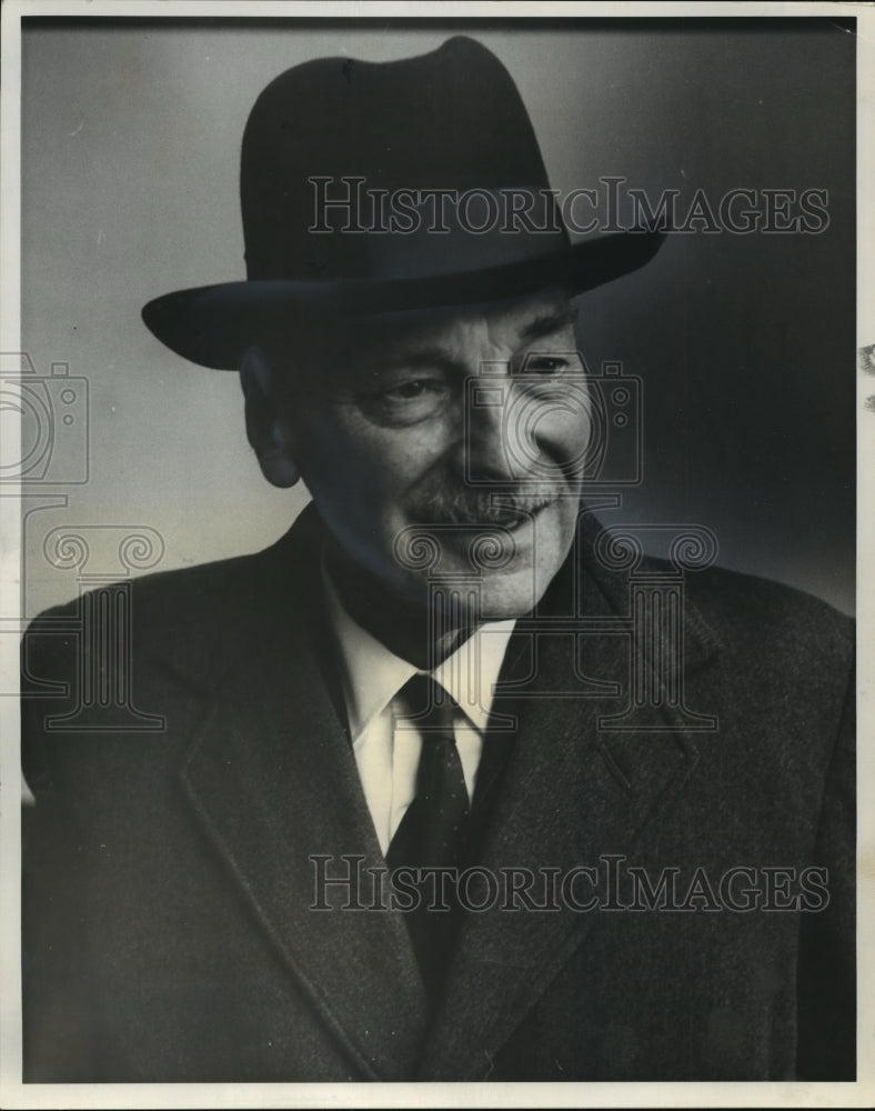 1958 Press Photo Clement Attlee prime minister of Great Britain from 1945-1951 - Historic Images