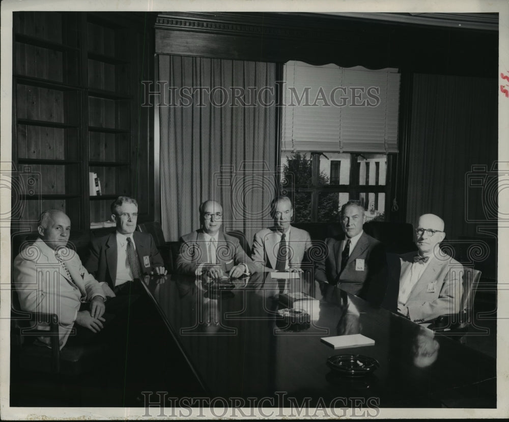 1958 Press Photo E. Zuckart, D. Smyth, L. Strauss, T. Murray, J. Campbell, Boyer - Historic Images