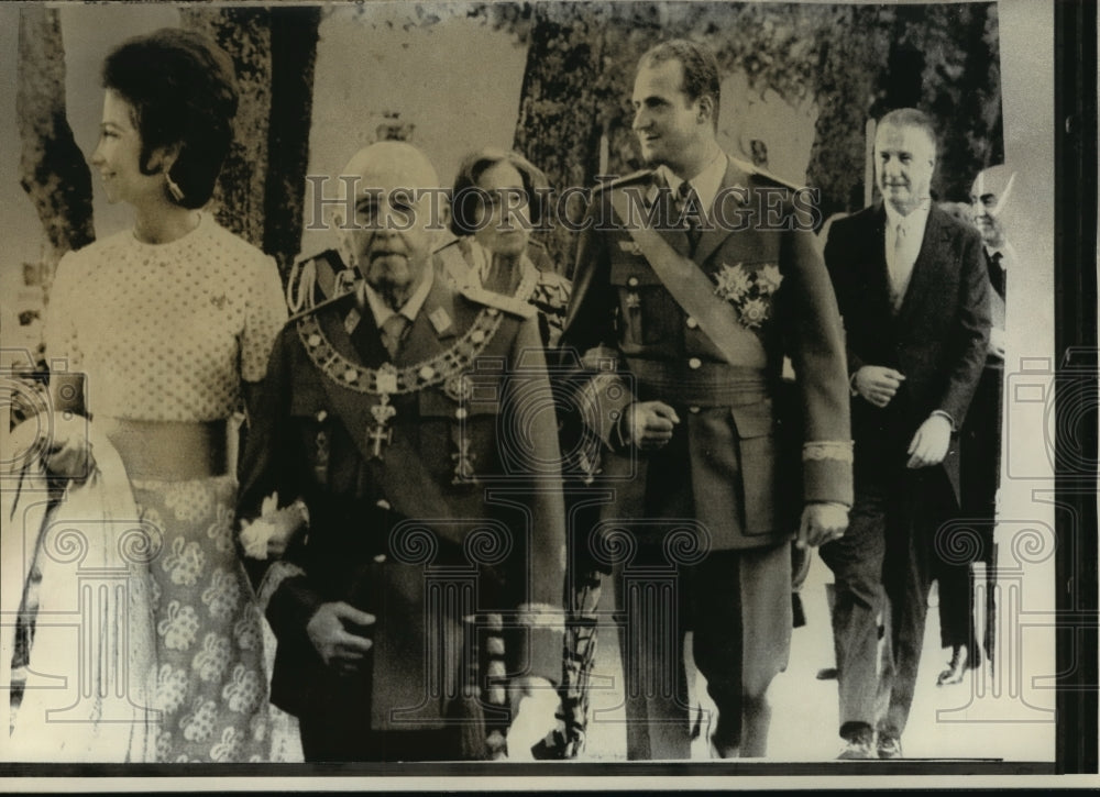 1971 Press Photo US Vice President Spiro Agnew in Madrid, Spain - mja04597 - Historic Images