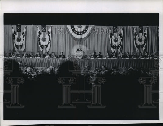 1970 Press Photo Spiro Agnew, the GOP's heavyweight in Fund raising dinner - Historic Images