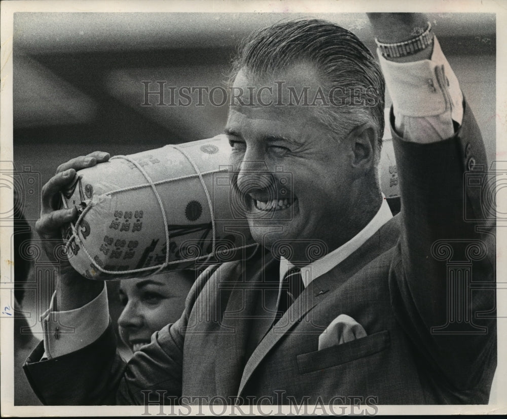 1968 Press Photo The Republican vice-presidential candidate Gov Spiro T Agnew - Historic Images