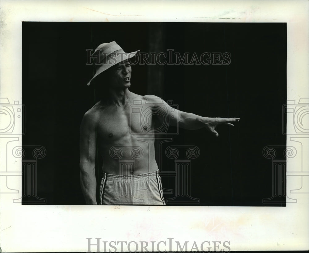 Press Photo Randall Duk Kim at the American Players Theater, Wis. - mja04777 - Historic Images