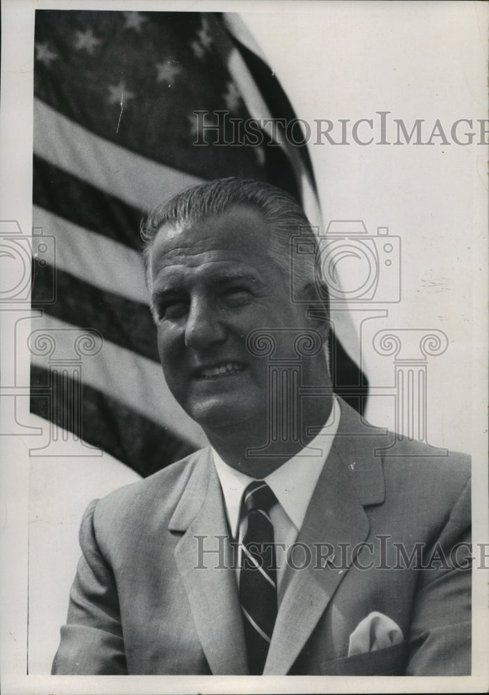 1968 Press Photo Maryland Governor Spiro Agnew - mja04815 - Historic Images