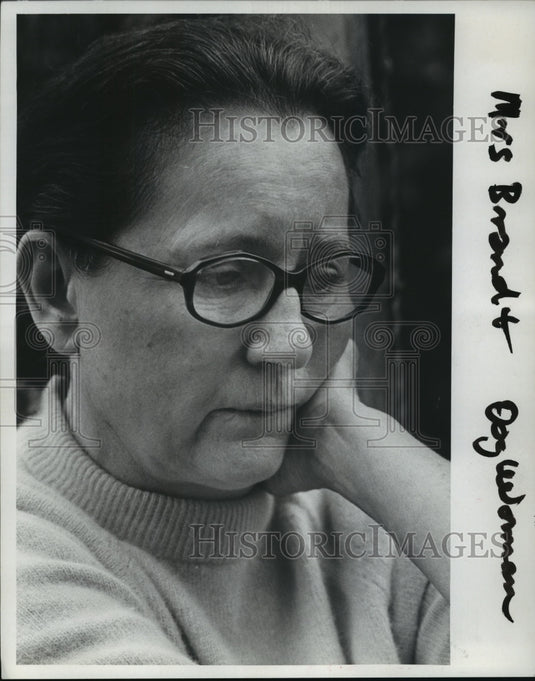 1973 Press Photo Mrs. Viva Brandt, operates Brandt's Kennels & Grooming Salon - Historic Images