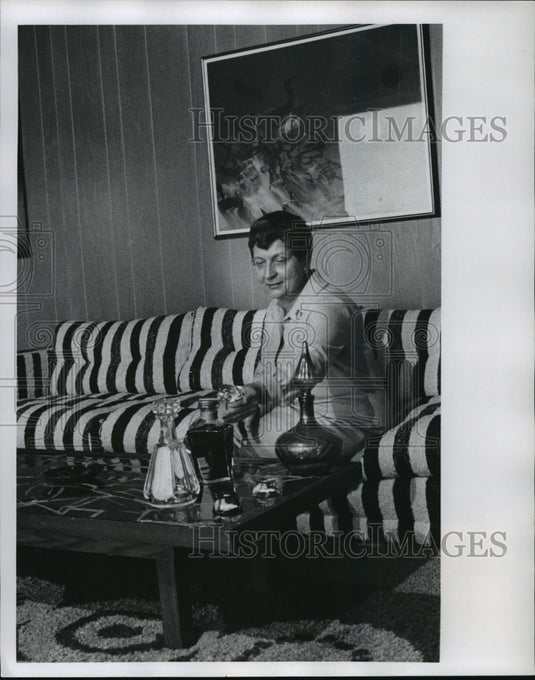 1970 Press Photo Millicent Allard, head of Allard Express, Inc. - mja05277 - Historic Images