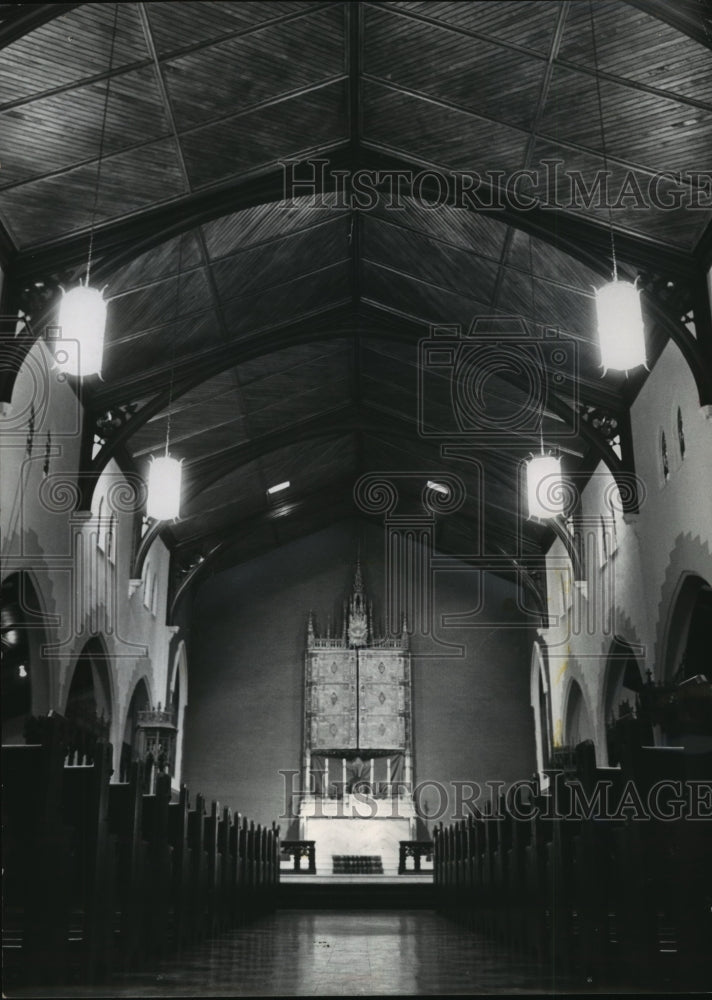 1963 Press Photo Interior of All-Saints Cathedral - mja05282 - Historic Images