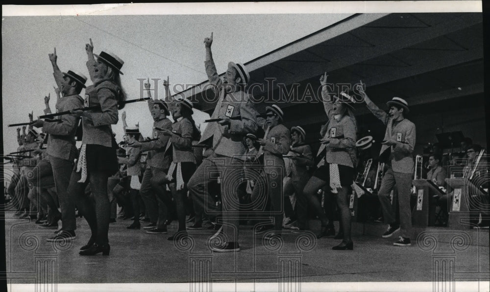 1970 Press Photo The Kids from Wisconsin's performance at State Fair Park - Historic Images