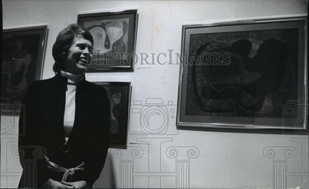 1970 Press Photo Wisconsin Artist Patricia Aiken - mja05956 - Historic Images